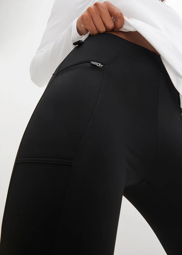 Outdoor thermo legging, cropped • zwart • product-page.page-title-suffix