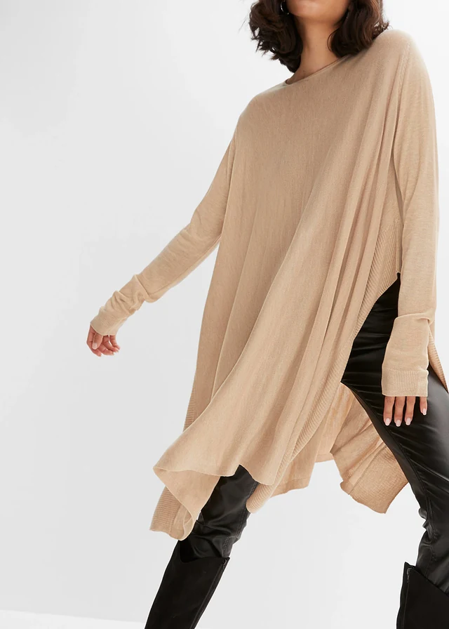 Pull long • camel chiné • product-page.page-title-suffix