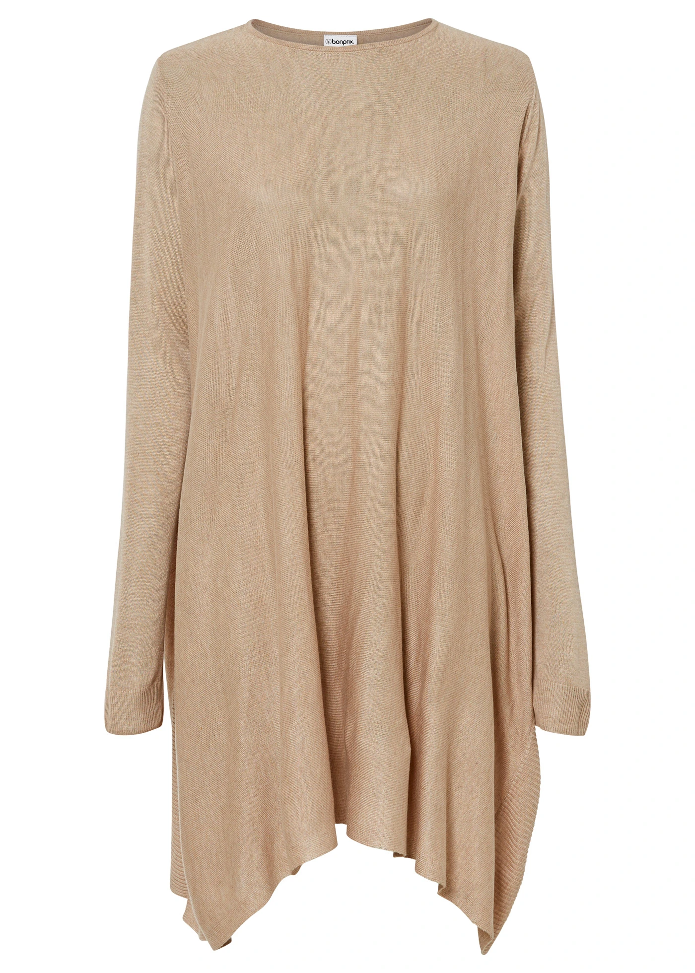 Pull long • camel chiné • Boutique bonprix