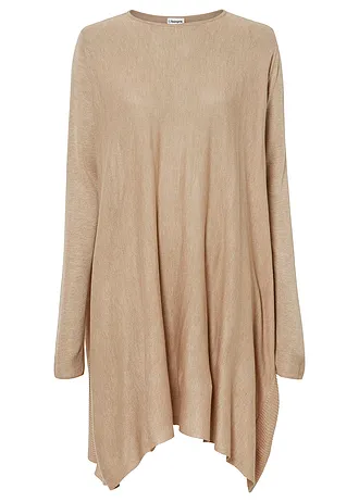 Pull long, Couleur: camel chiné