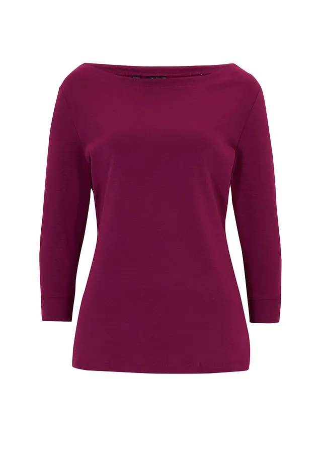 Tričko s dlhým rukávom z čistej bio bavlny