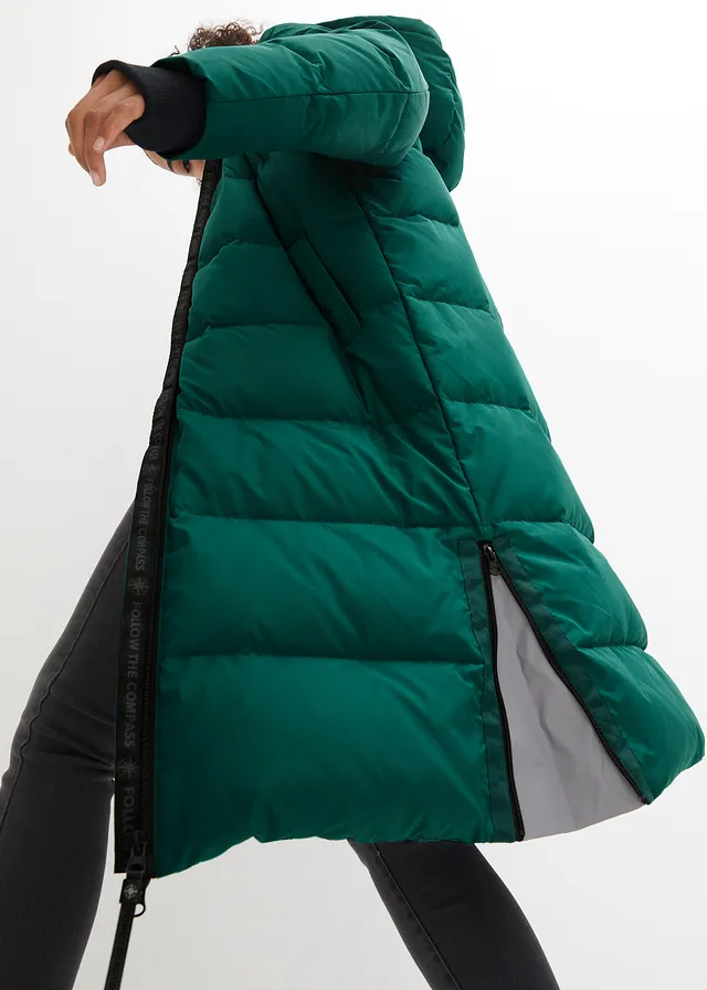 Doudoune longue avec duvet recyclé • vert brillant • product-page.page-title-suffix