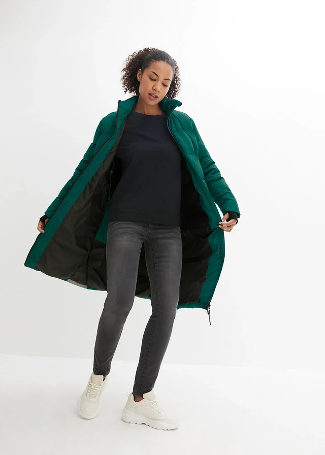 Doudoune longue avec duvet recyclé • vert brillant • product-page.page-title-suffix