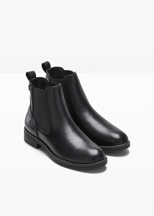 Bottines Chelsea Tamaris, Couleur: noir
