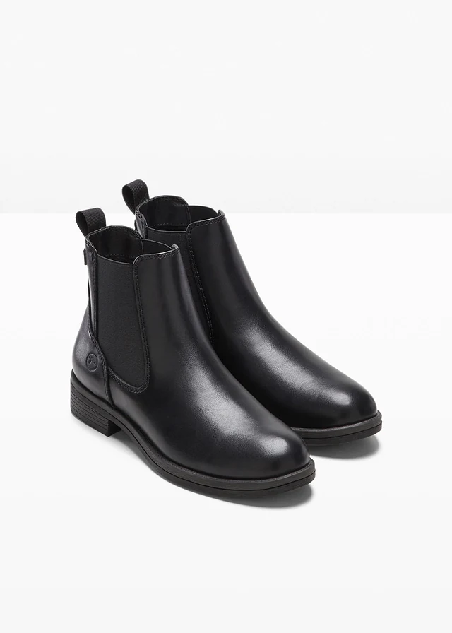 Tamaris chelsea boots, Kleur: zwart