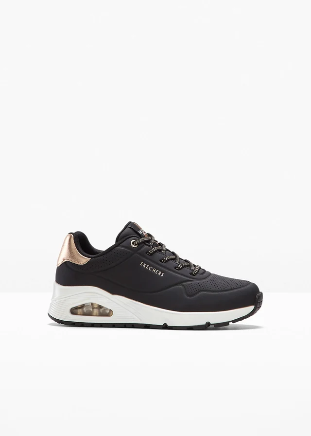 Sneakers Skechers à mémoire de forme • noir/doré rose • Boutique bonprix