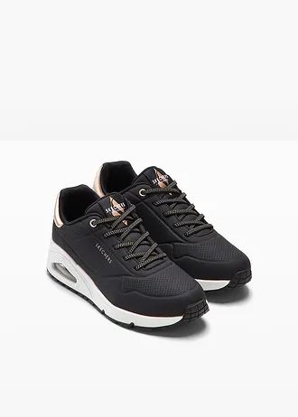Tenisky značky Skechers s paměťovou pěnou • černo-růžovozlaté tóny • bonprix obchod
