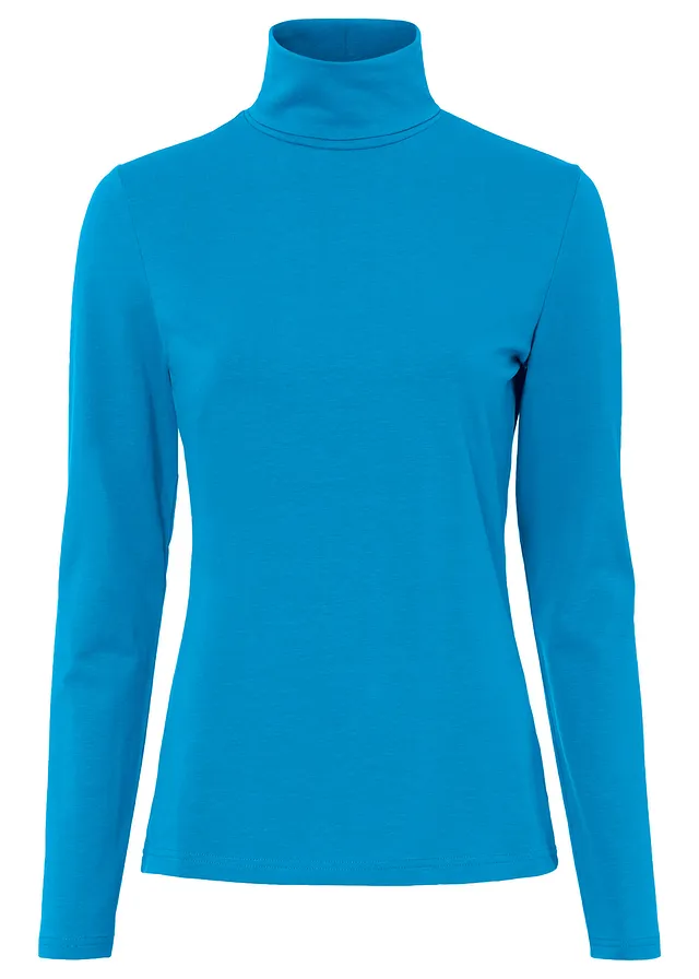 Bluză cu mâneci lungi și guler rulat