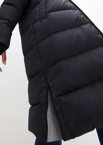 Doudoune longue avec duvet recyclé • noir • Boutique bonprix