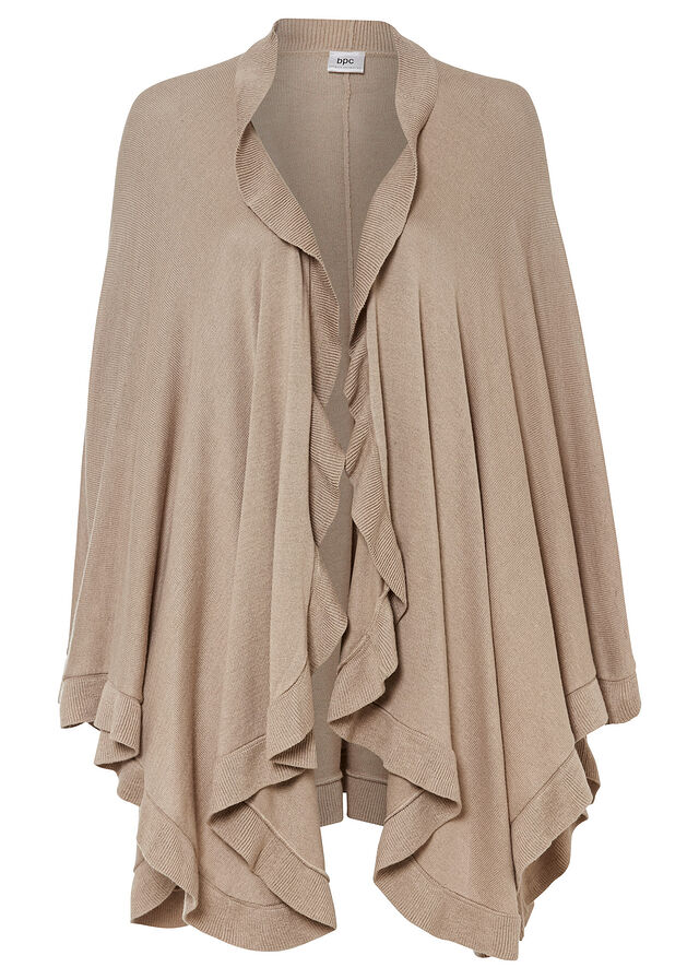 Poncho z domieszką kaszmiru - Bonprix