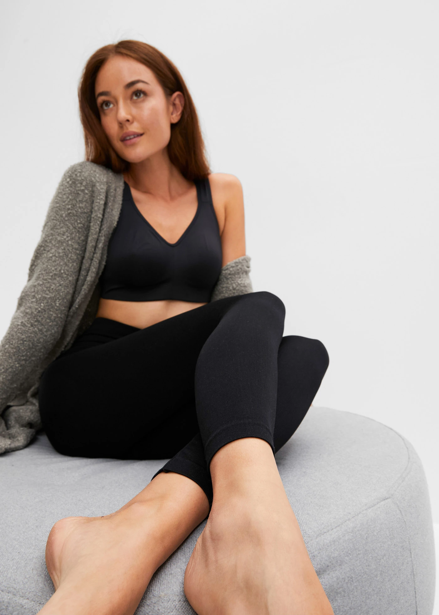 Corrigerende naadloze legging • zwart • bonprix online shop