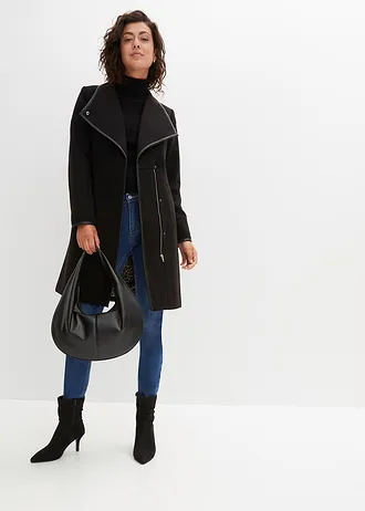 Manteau court • noir • Boutique bonprix