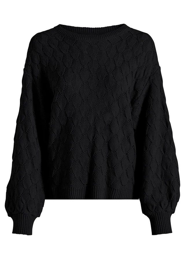 Sweter ażurowy