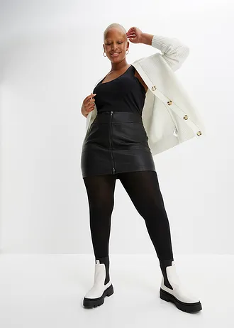 Ondoorzichtige panty 100 den, Kleur: zwart