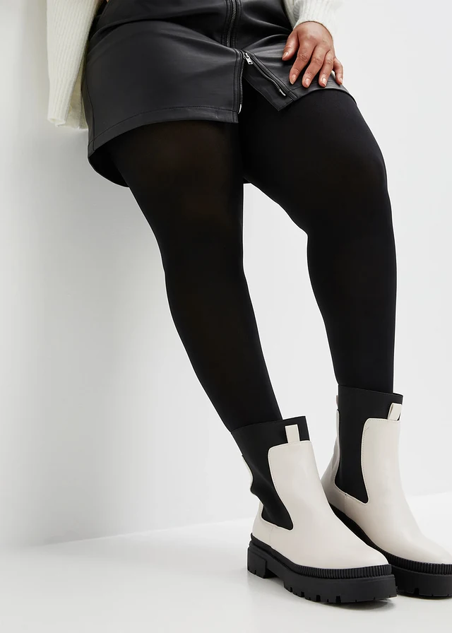 Ondoorzichtige panty 100 den, Kleur: zwart
