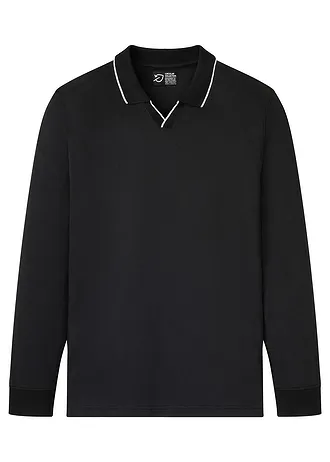 Poloshirt van biologisch katoen • zwart • bonprix online shop