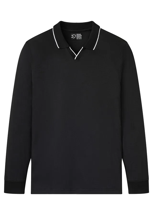 Poloshirt van biologisch katoen, recyclebaar • zwart • bonprix online shop