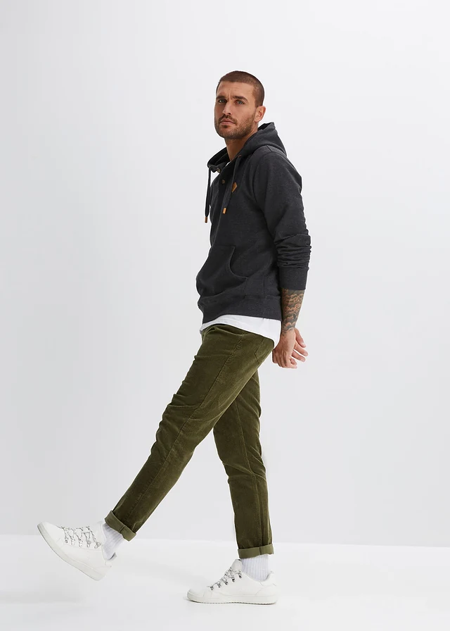 Hoodie, binnenin zacht geruwd • zwart mêlee • product-page.page-title-suffix