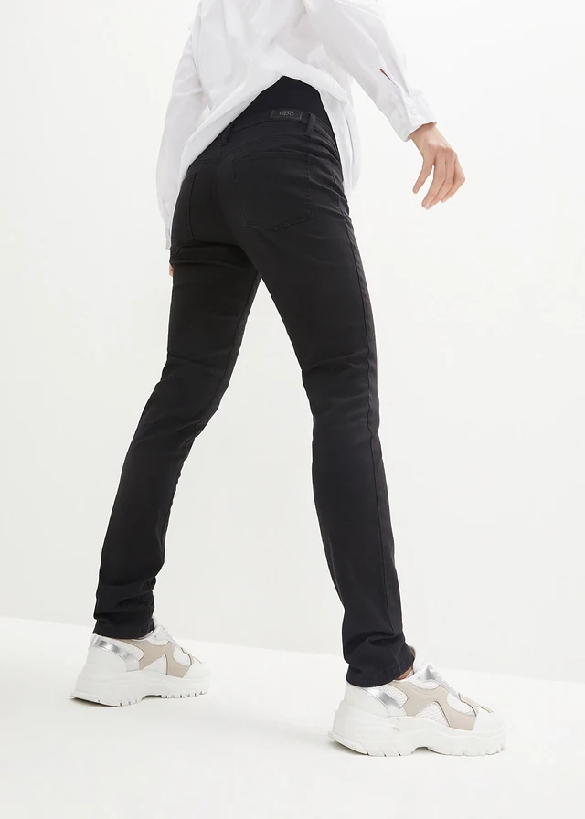 Pantalon de grossesse extensible, slim • noir • product-page.page-title-suffix