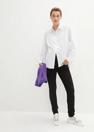 Strečové těhotenské kalhoty, Slim Fit • černá • bonprix obchod