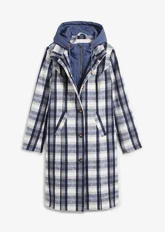 Korte coat, 2-in1 look