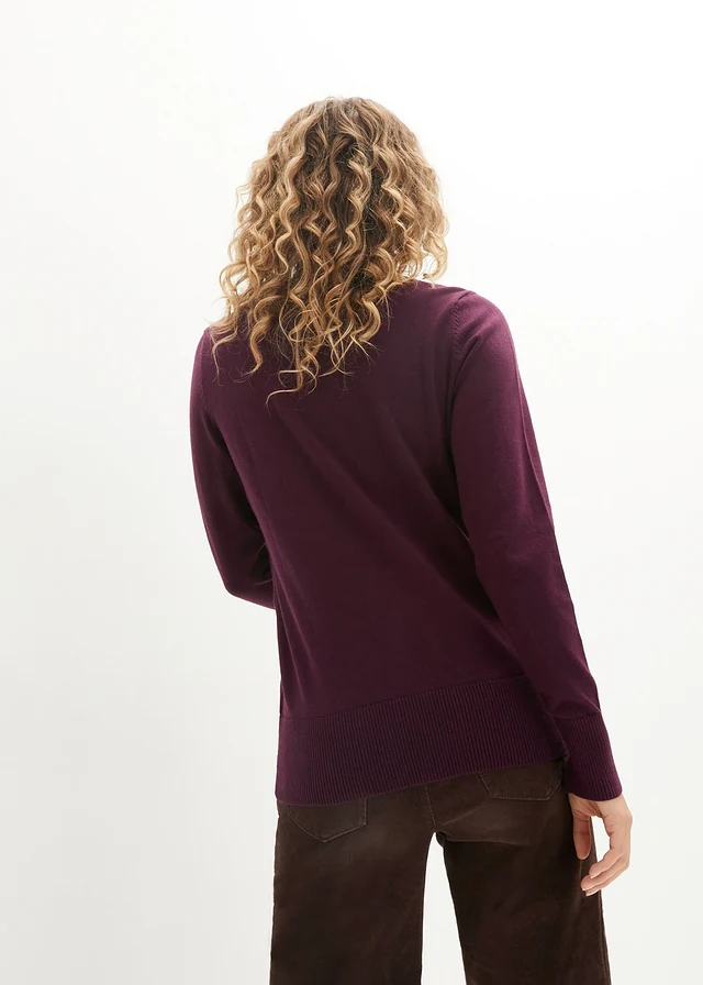 Pull en fine maille • sureau • product-page.page-title-suffix