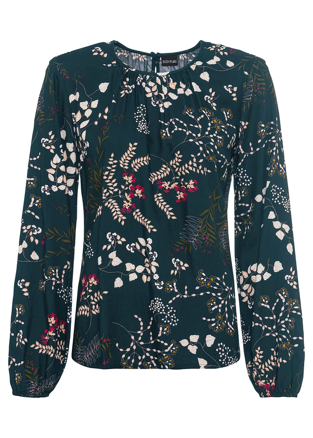 Blouse van viscose