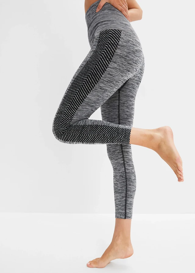 Naadloze, corrigerende legging, sterk corrigerend • antraciet gemêleerd • product-page.page-title-suffix