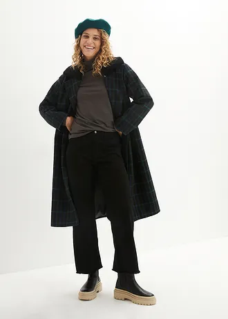 Longsleeve (set van 2) • zwart+antraciet gemêleerd • bonprix online shop