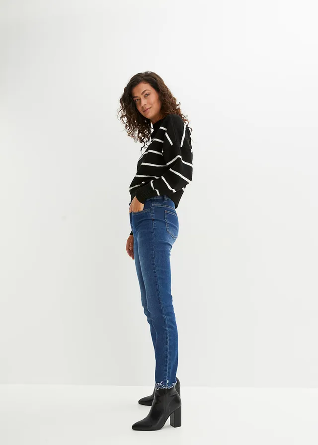 Oversized gestreepte trui • zwart-wolwit gestreept • product-page.page-title-suffix