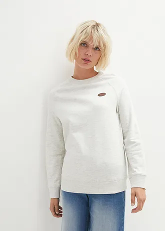 Mikina (2 ks v balení) • indigo + přírodní melír • bonprix obchod