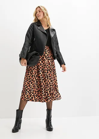 Imitatieleren jas • zwart • bonprix online shop