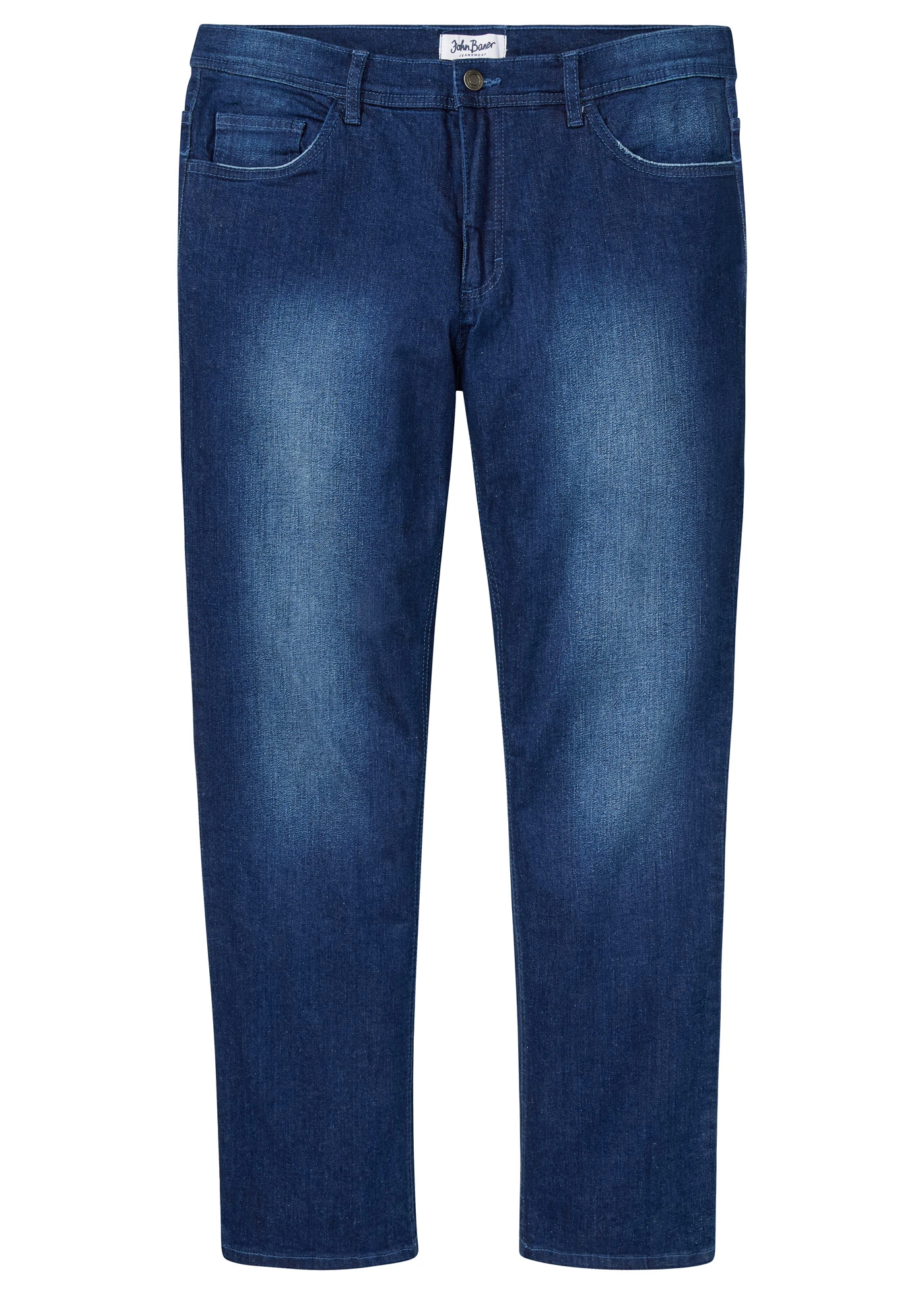 Strečové džíny v pohodlném střihu Regular Fit, Straight • modrý denim • bonprix obchod