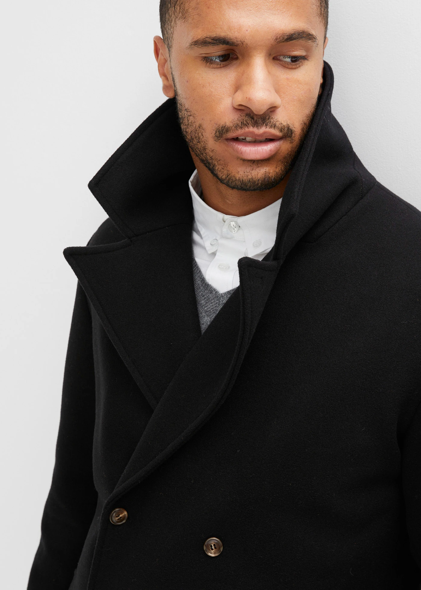 Blejzrový kabát s podílem vlny • černá • bonprix obchod