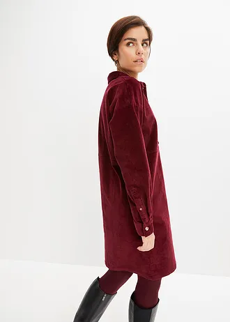 Stretch corduroy jurk • esdoornrood • bonprix online shop