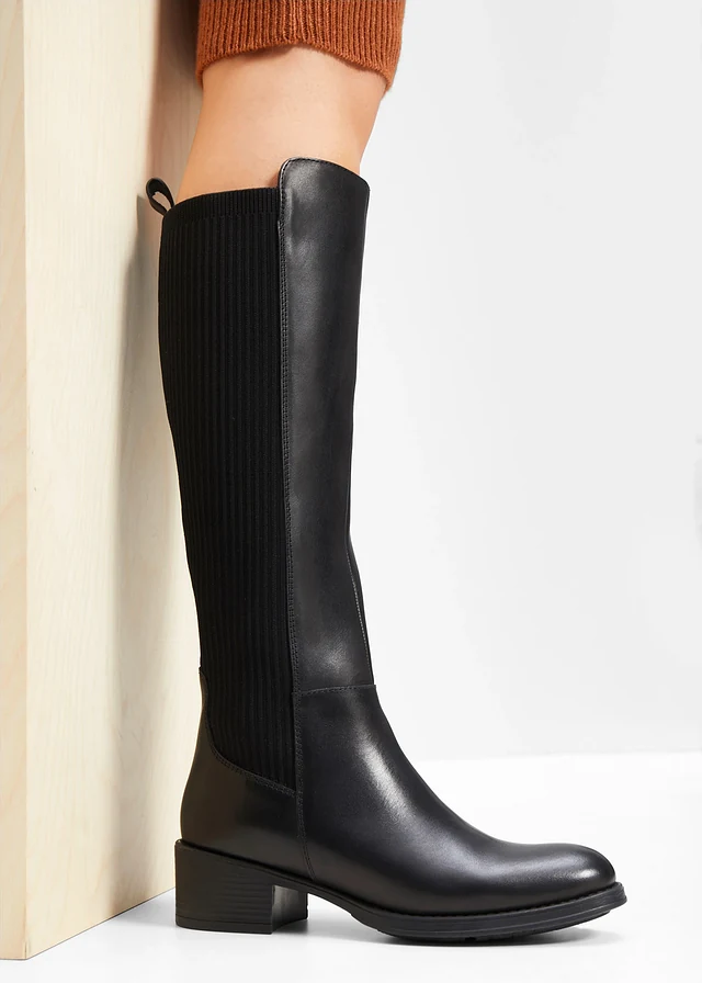 Bottes en cuir • noir • product-page.page-title-suffix