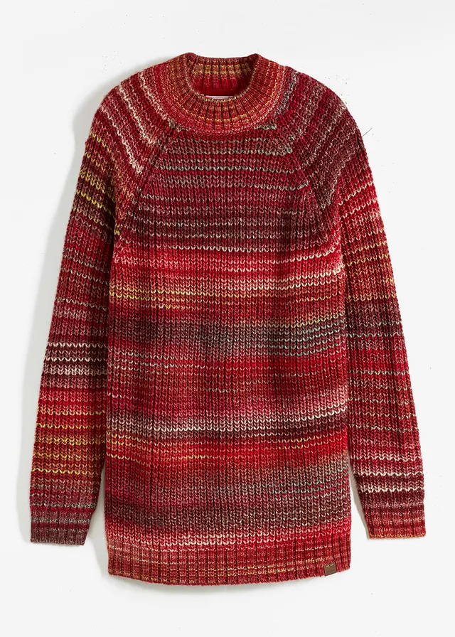 Pulover din tricotaj cu ochiuri mari, Loose Fit