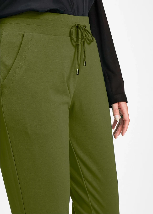 Instapbroek van comfortabel Punto di Roma • donkermosgroen • product-page.page-title-suffix