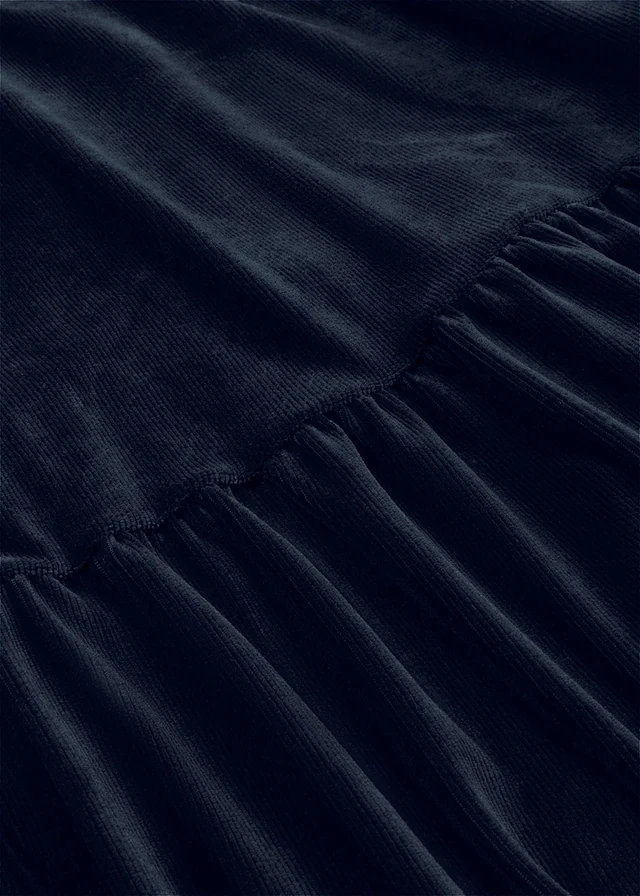 Robe courte en velours extensible • bleu foncé • product-page.page-title-suffix
