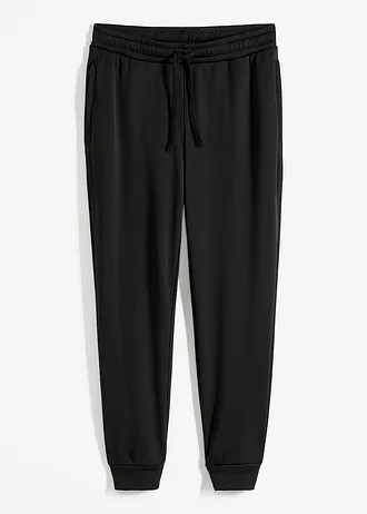 Pantalon de jogging chaud avec poches zippées pratiques • noir • Boutique bonprix