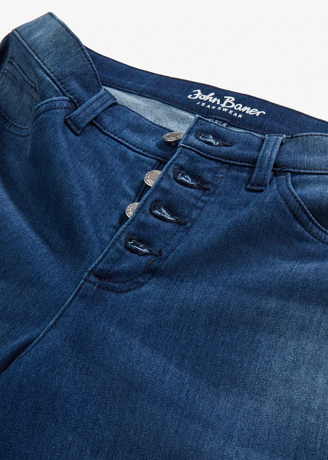 Boyfriend thermojeans met zachte voering • donkerblauw denim used • product-page.page-title-suffix