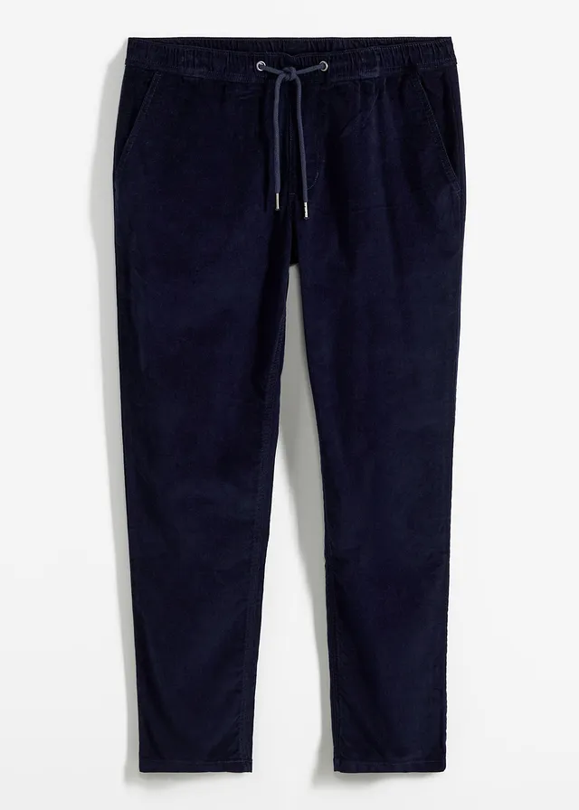 Regular fit corduroy instapbroek, straight