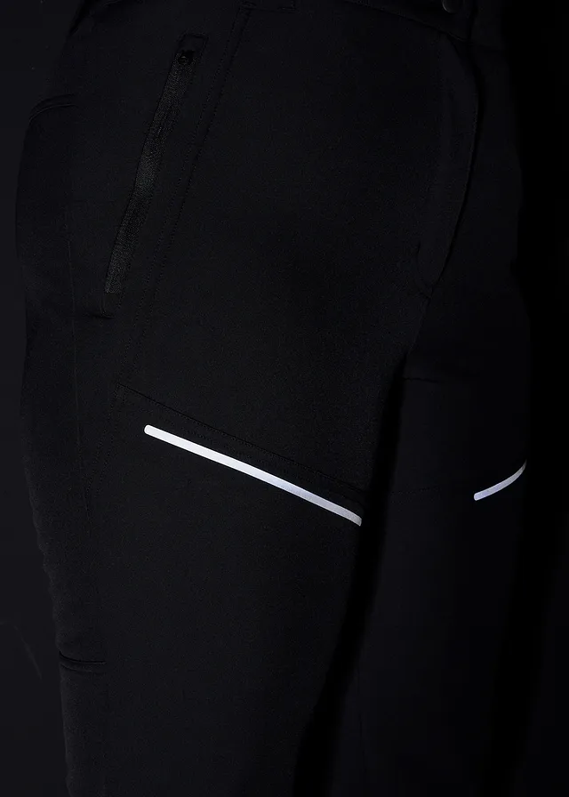 Pantalon technique en softshell extensible et déperlant • noir • product-page.page-title-suffix