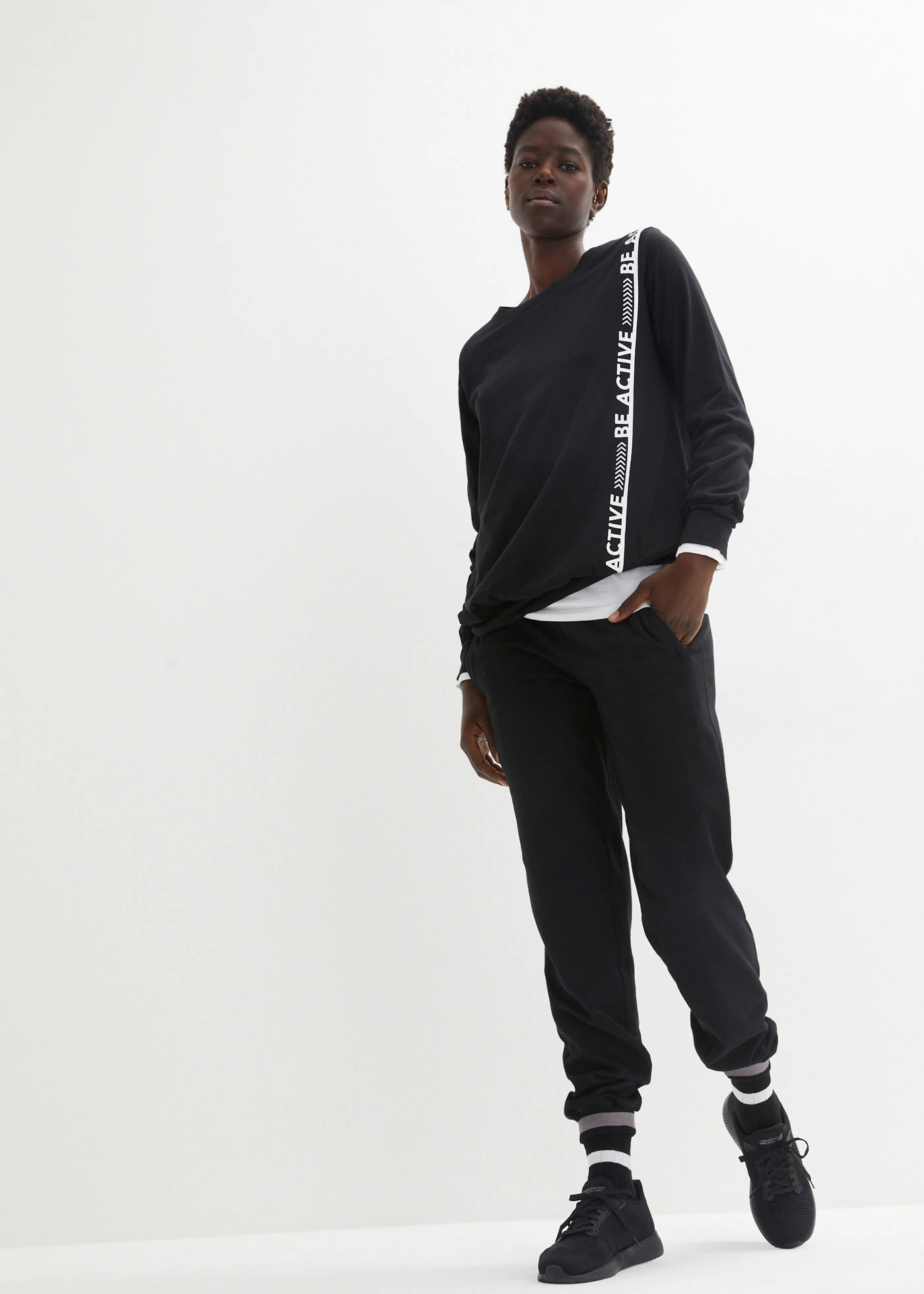 Volné sportovní triko • černá • bonprix obchod