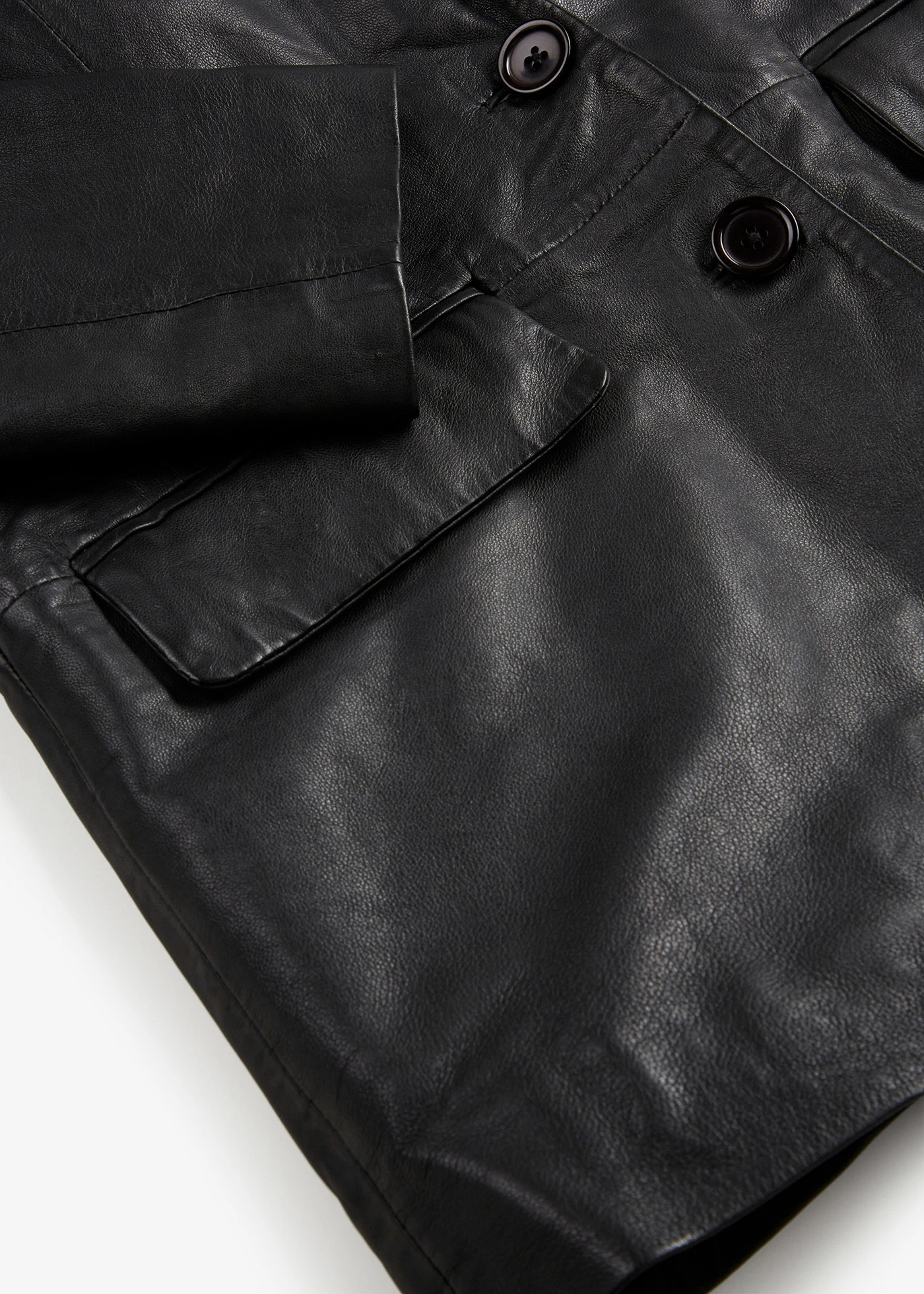 Blejzr z jehněčí kůže nappa • černá • bonprix obchod