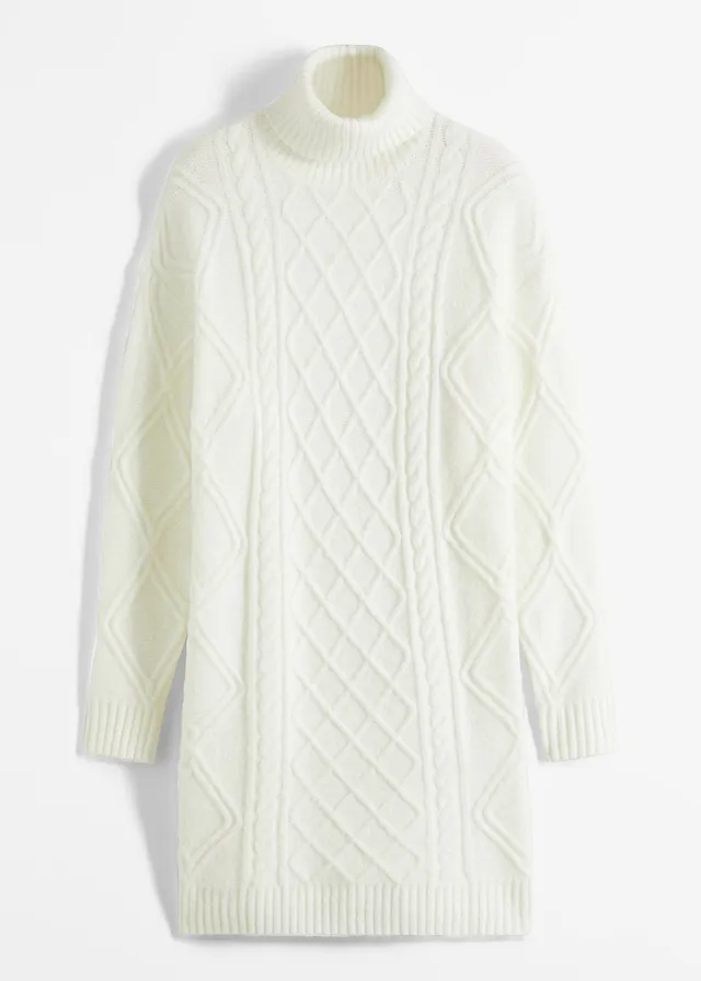 Rochie tricotată cu coame