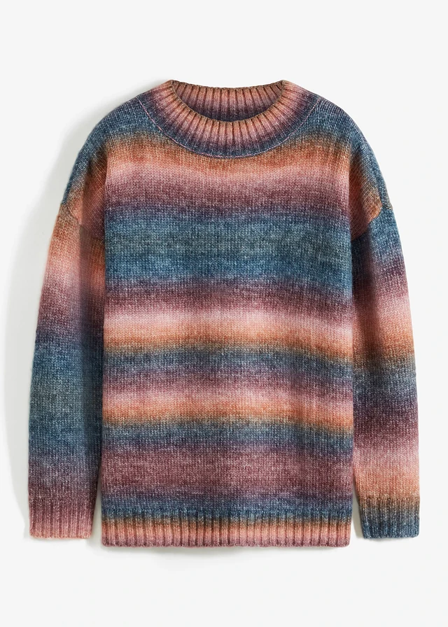 Pull en maille effet tie & dye