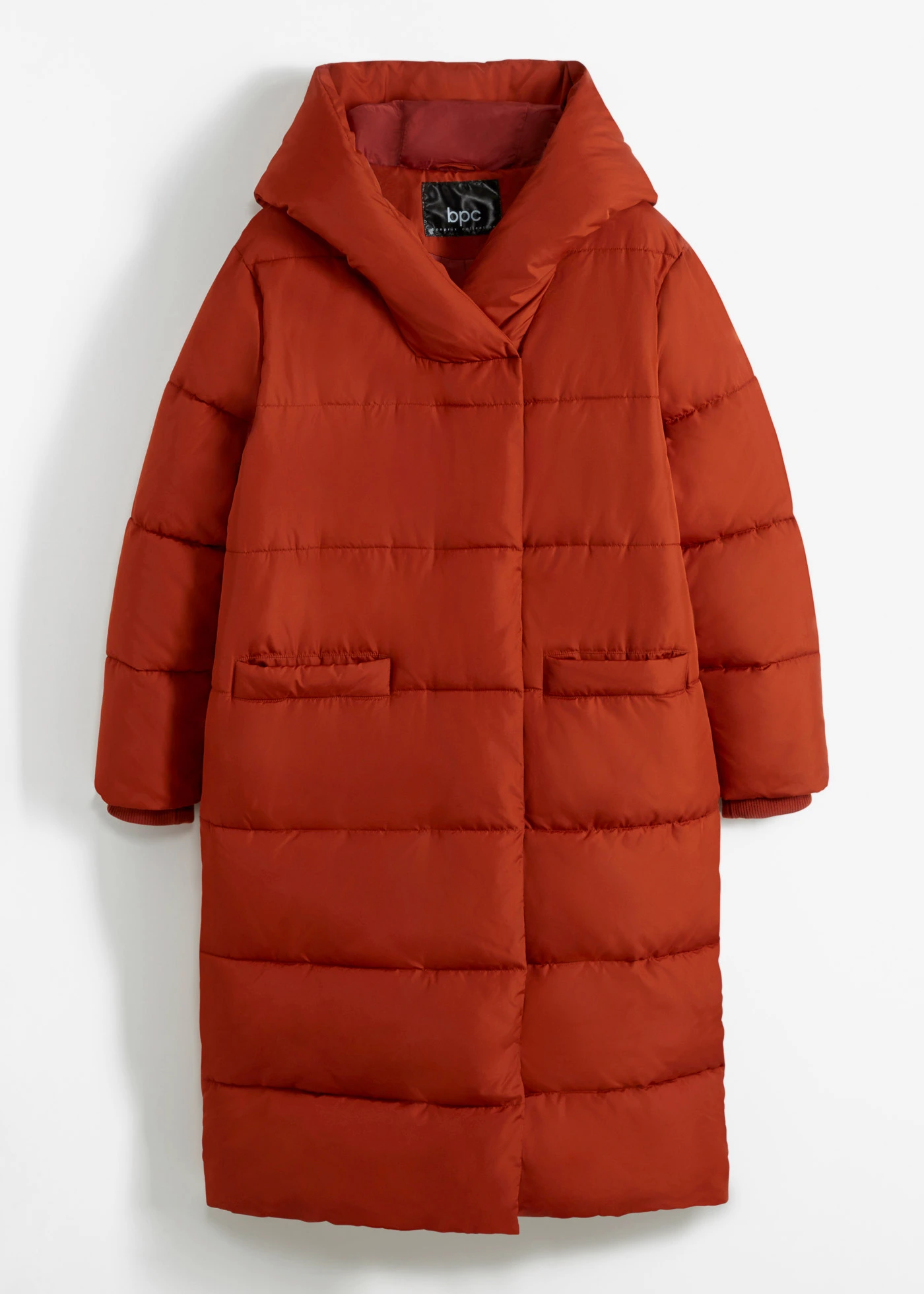 Prešívaný kabát oversize • hrdzavo hnedá • obchod bonprix