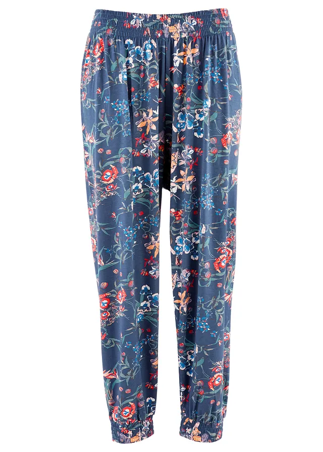 Pantaloni tip șalvari din amestec de viscoză
