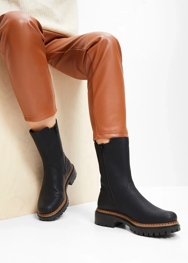 Boots Chelsea Rieker • noir • Boutique bonprix